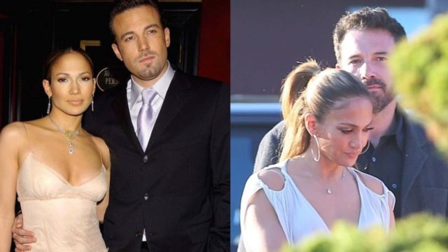 Jennifer Lopez y Ben Affleck primer beso oficial
