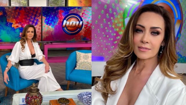 Anette Michel aparece en Hoy lugar Galilea