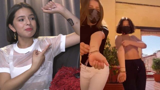 Angela Aguilar tiene tatuajes