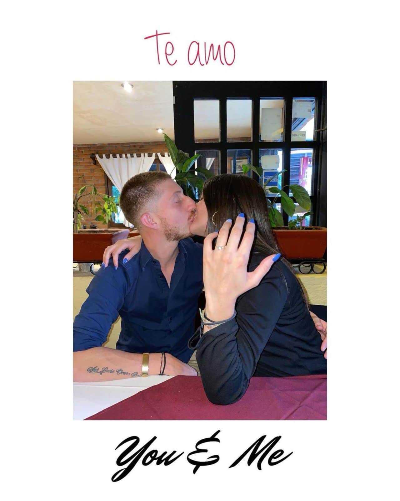 benito Vecinos se compromete con su novia