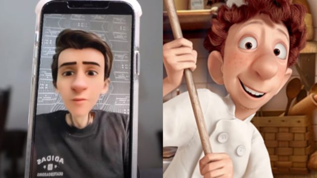 Filtro de Pixar en Snapchat
