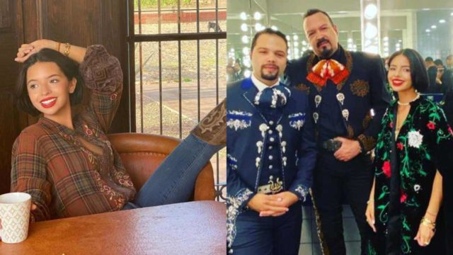 Ángela Aguilar ventanea a su padre Pepe Aguilar en vivo