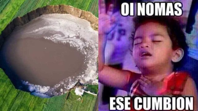 Hacen cumbia del socavÃ³n y desata polÃ©mica