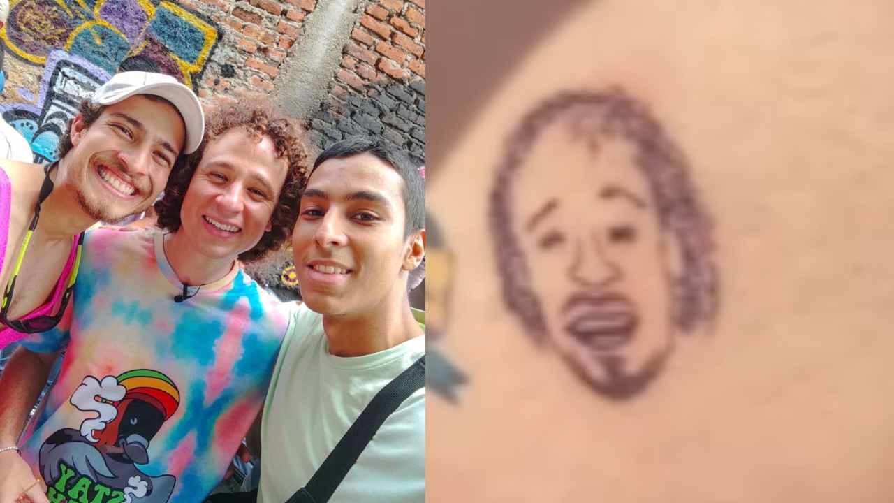 Luisito y el tatuaje del glúteo