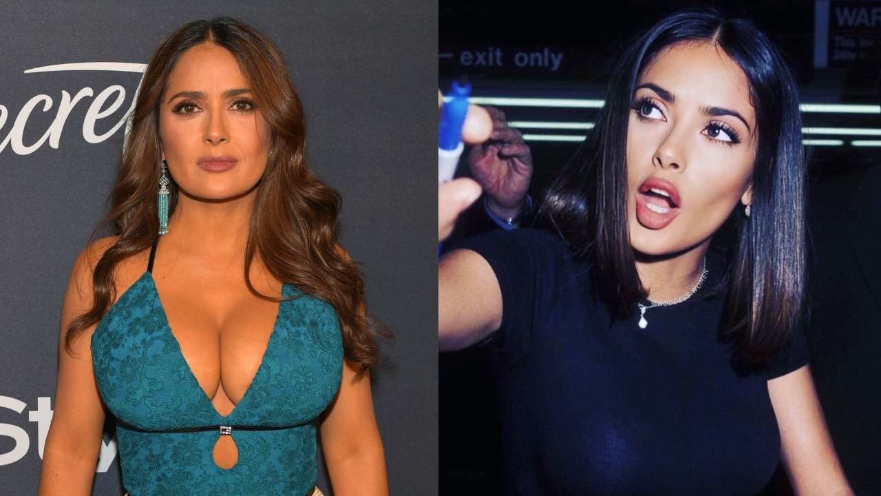 Salma Hayek asegura que gracias a la menopausia le creció el busto
