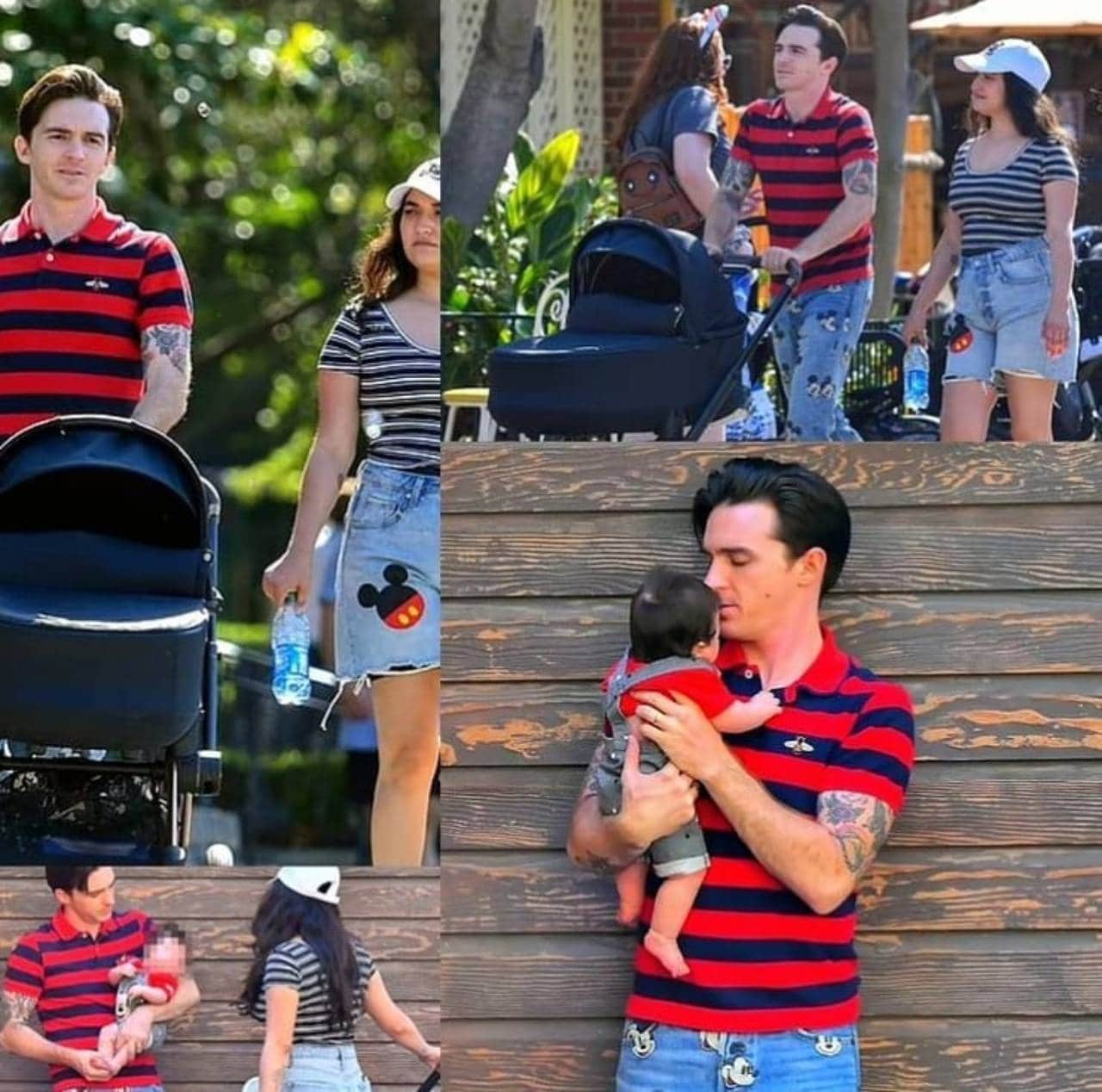 Drake Bell esposa e hijo en Disney