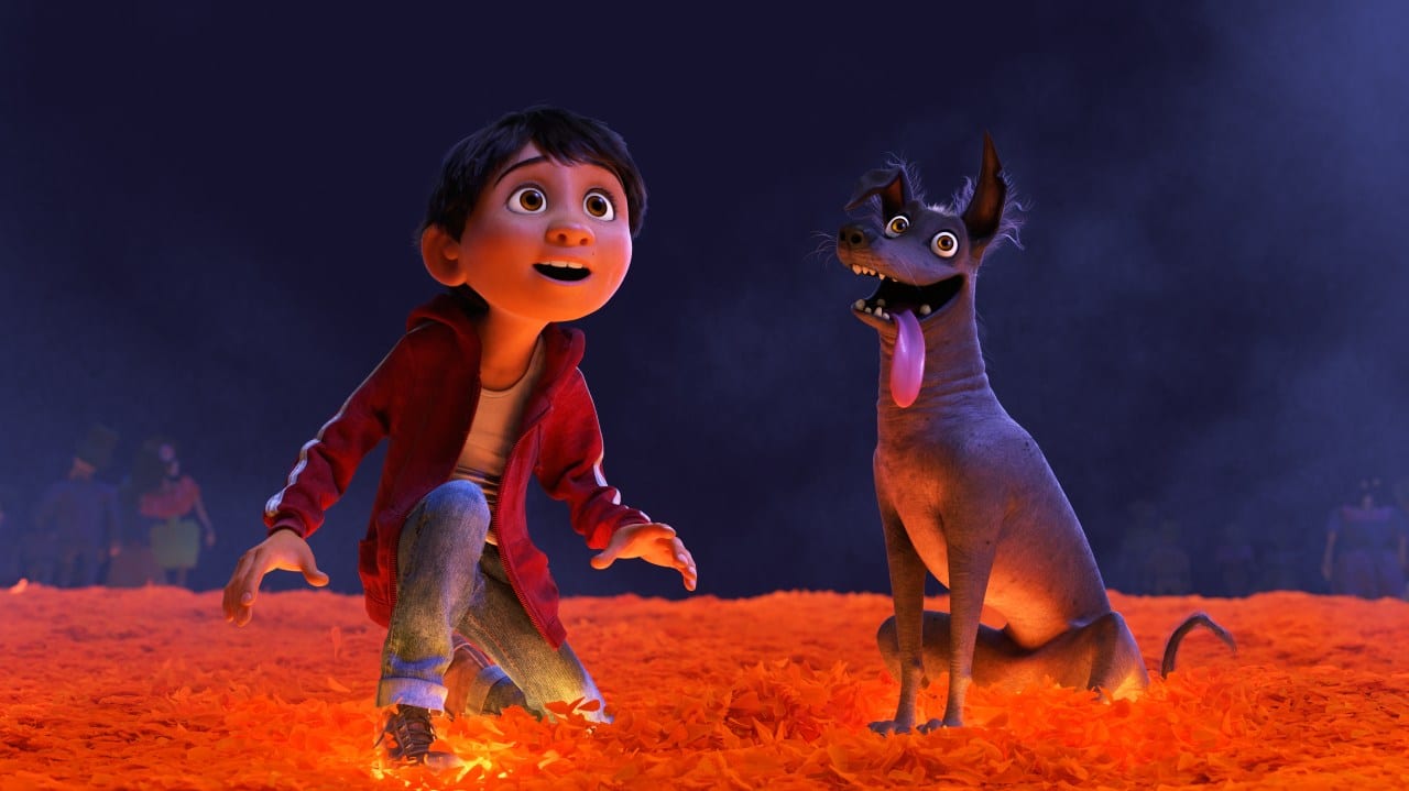Coco facciones caras filtro de Pixar