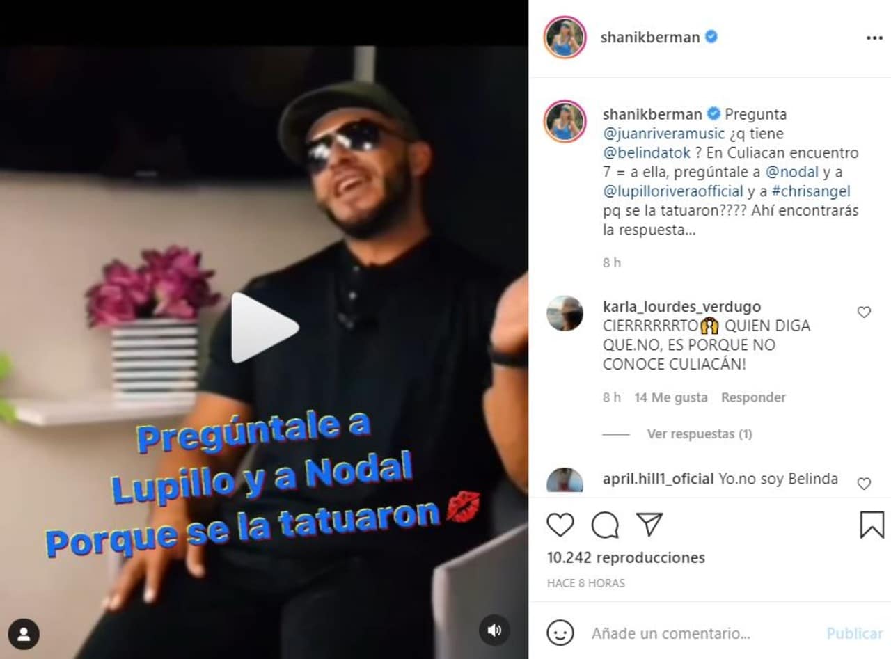 Juan Rivera se burla de Belinda