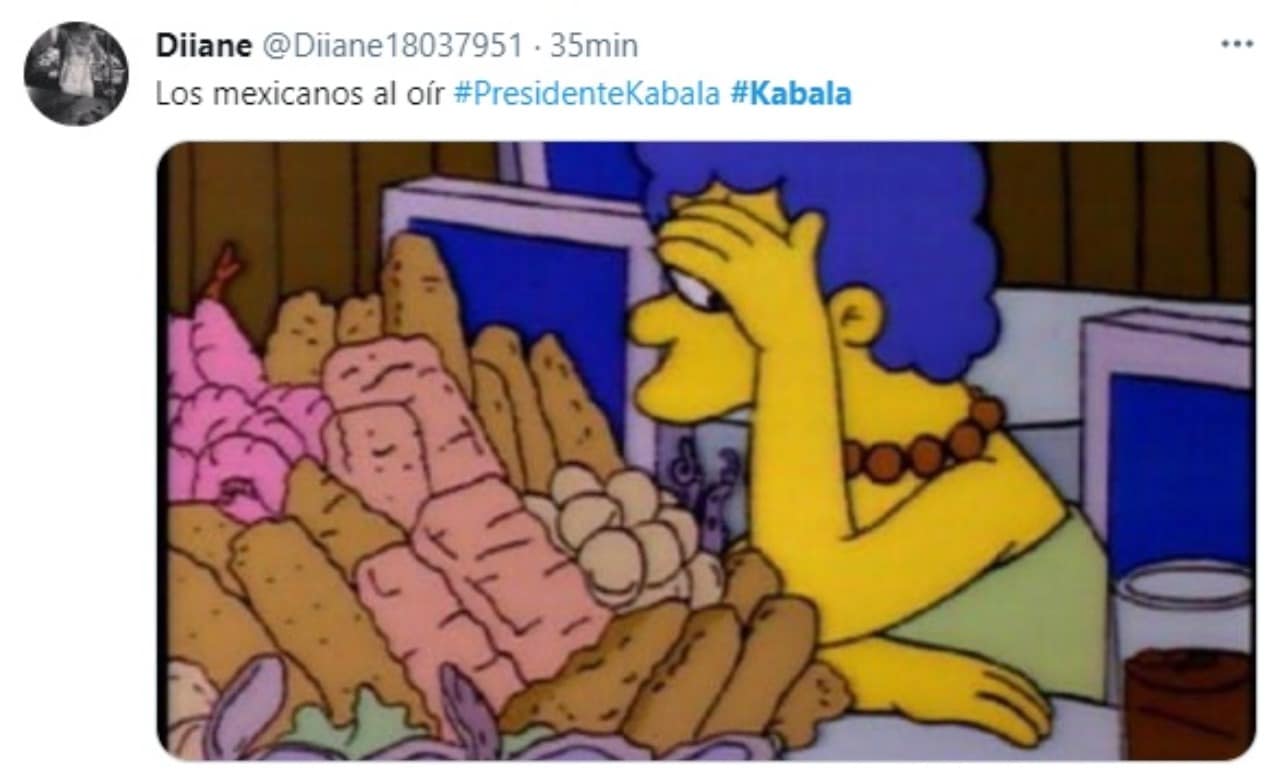 Meme simpson mexicanos pena Kabala Harris