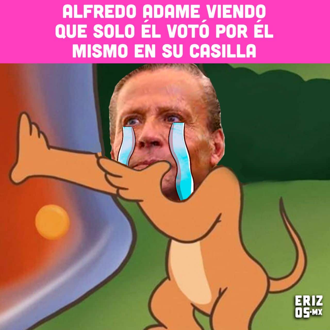 Meme Jerry elecciones Alfredo Adame voto