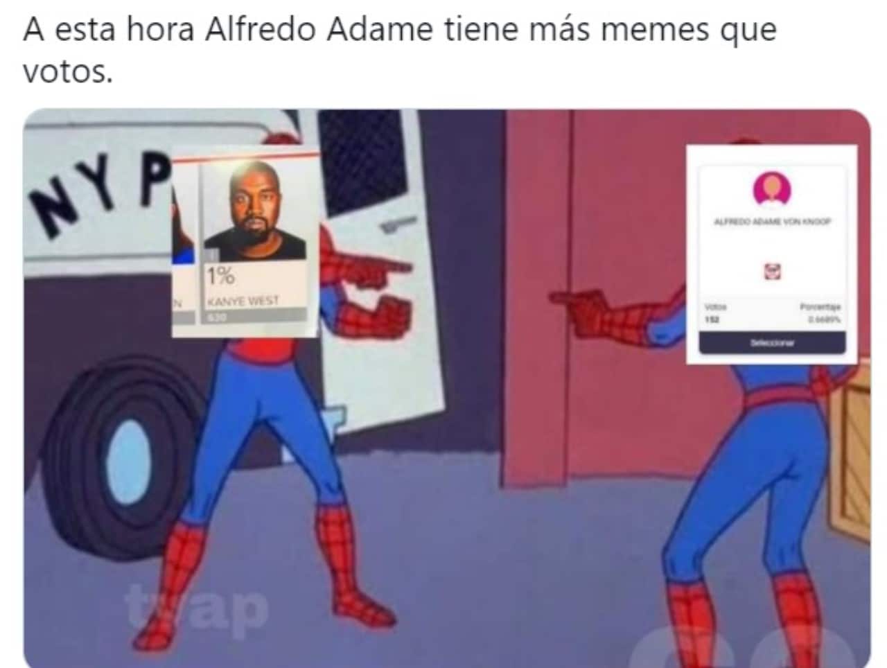 meme kanye west alfredo adame elecciones