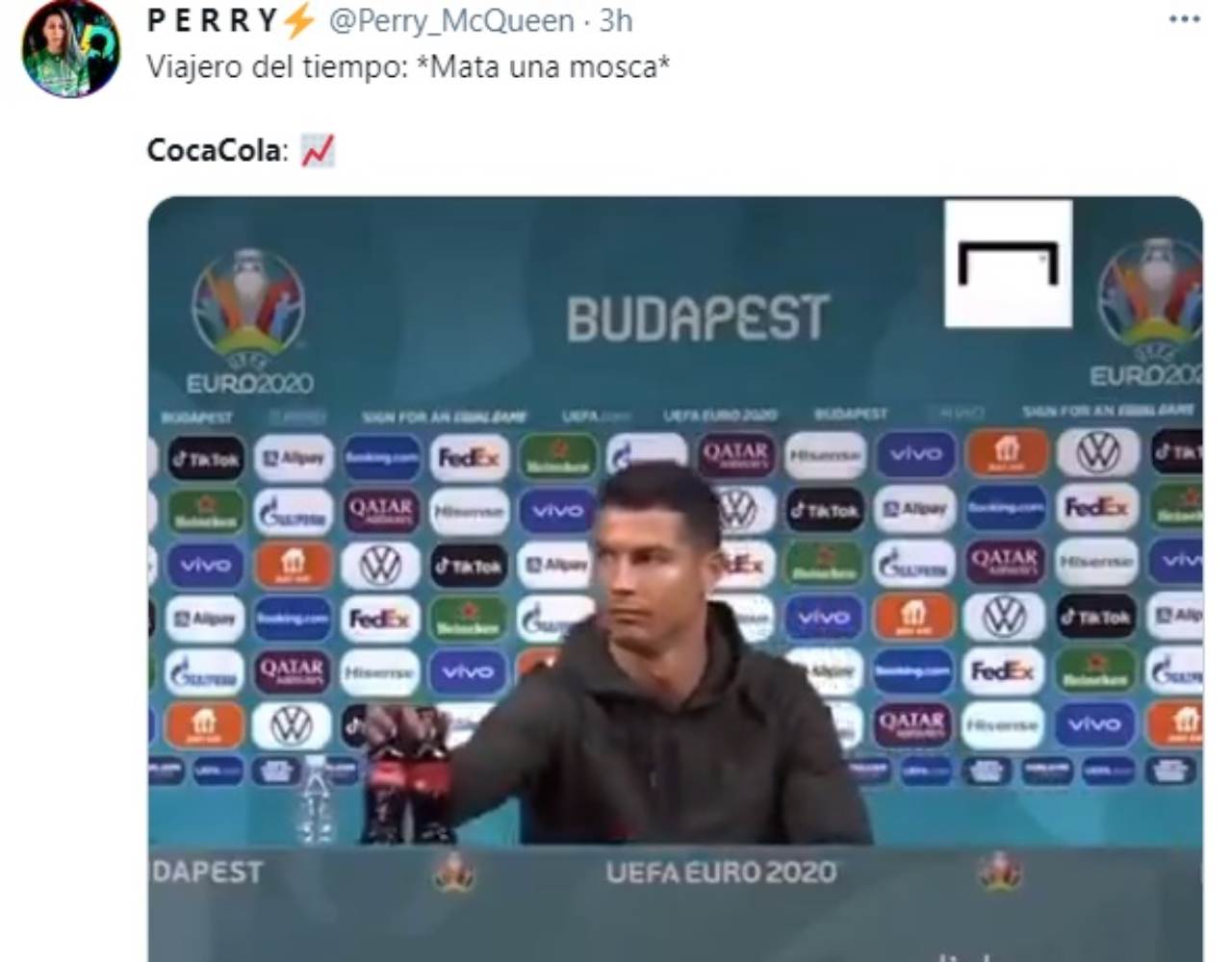 Cristiano Ronaldo viajero en el tiempo