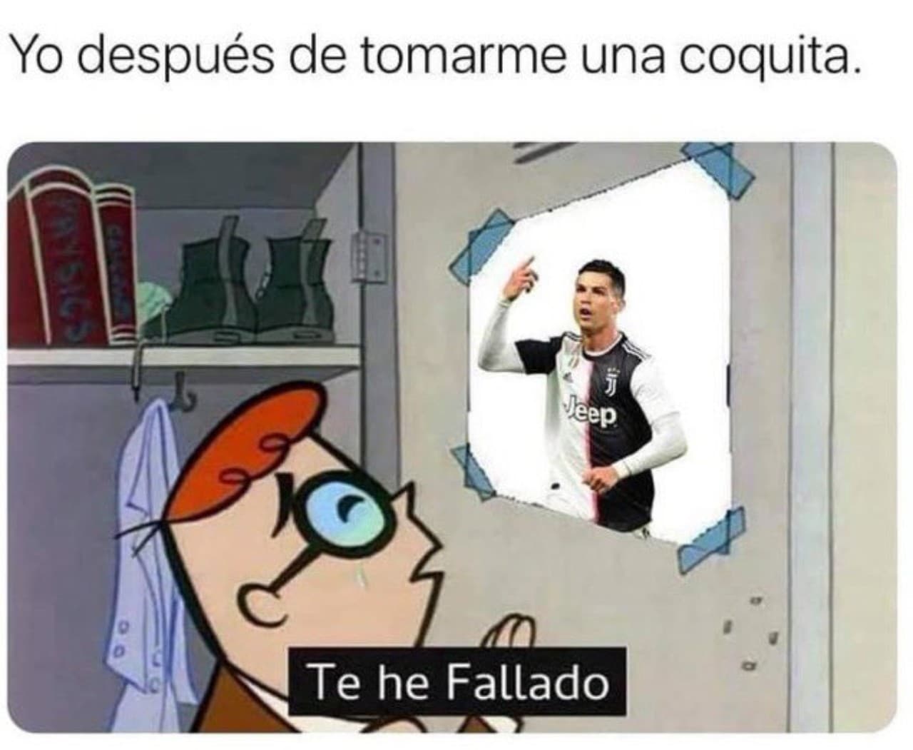 Meme Te he fallado Cristiano Ronaldo