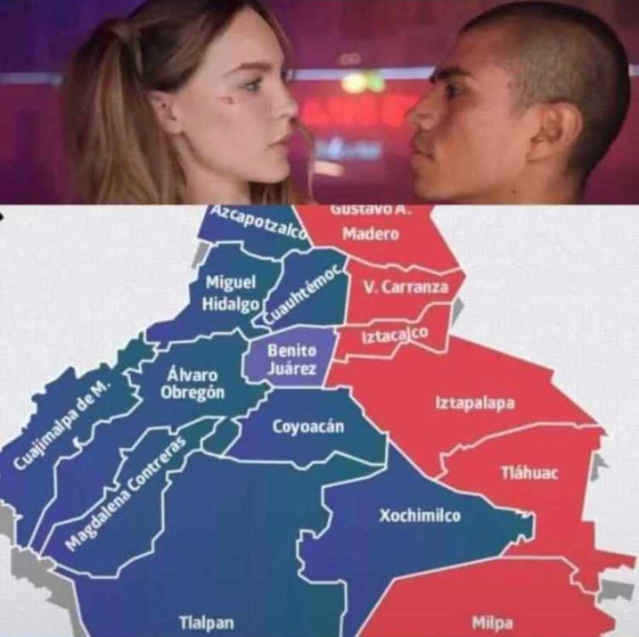 Memes de la CDMX dividida tras las elecciones