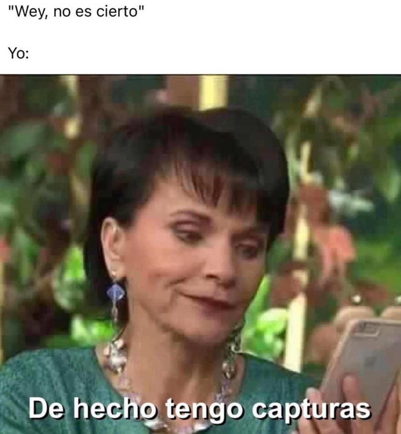 Hay capturas que lo prueban