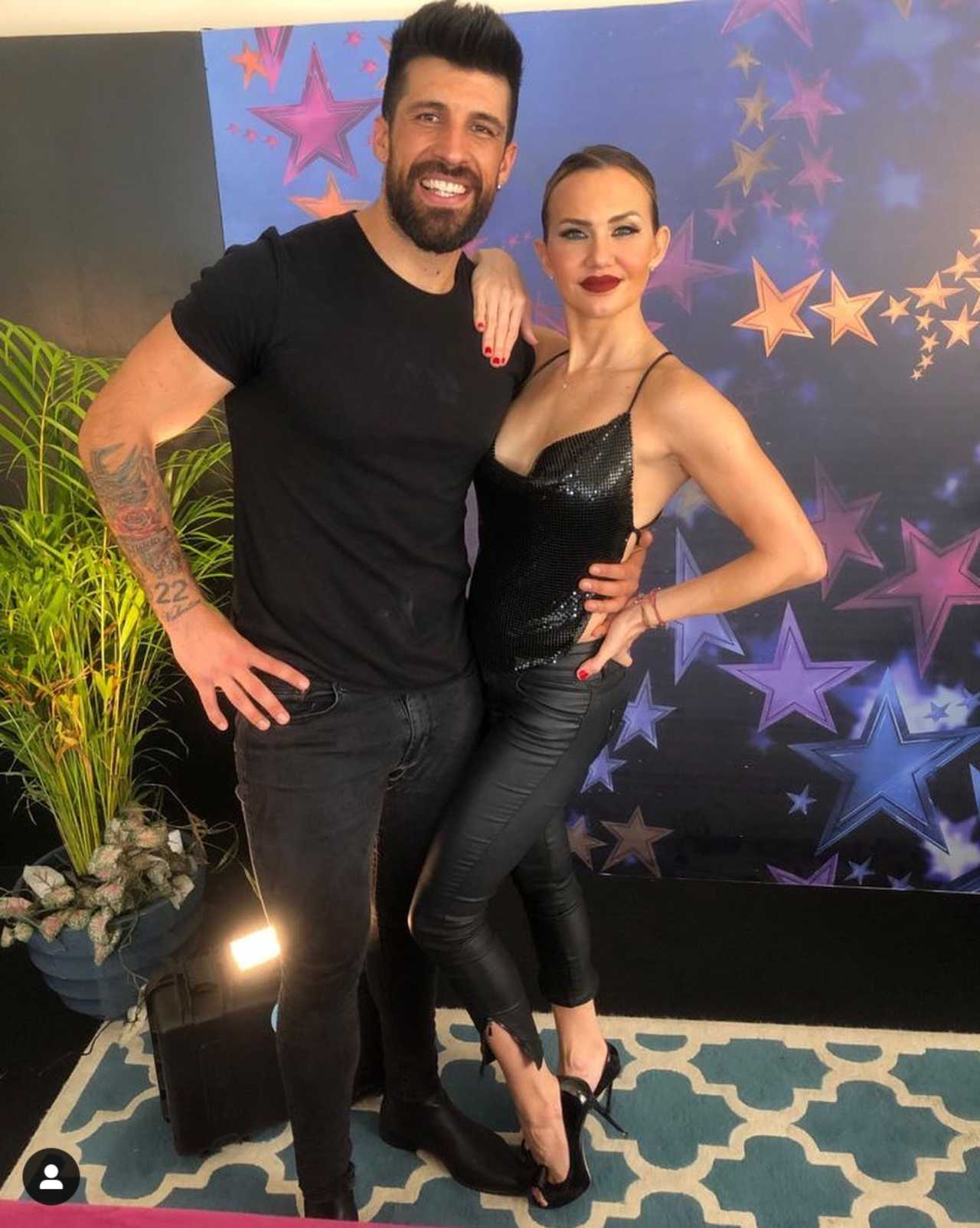 Michelle Vieth con Silverio en Hoy