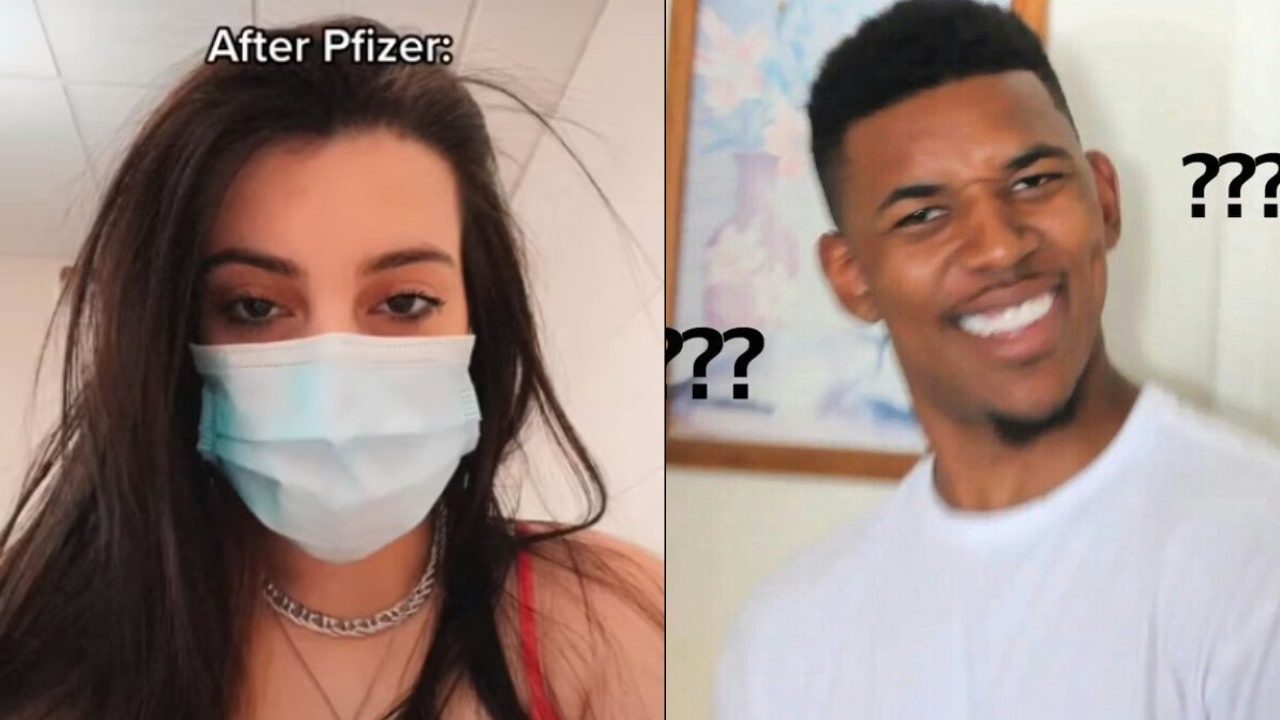 Mujer dice vacuna pfizer aumenta senos