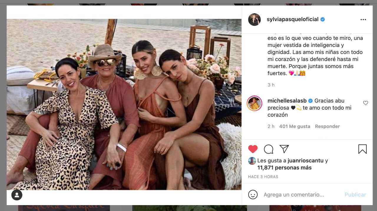 Sylvia Pasquel defiende a Michelle Salas