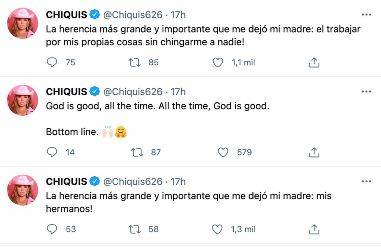 Los tweets de Chiquis
