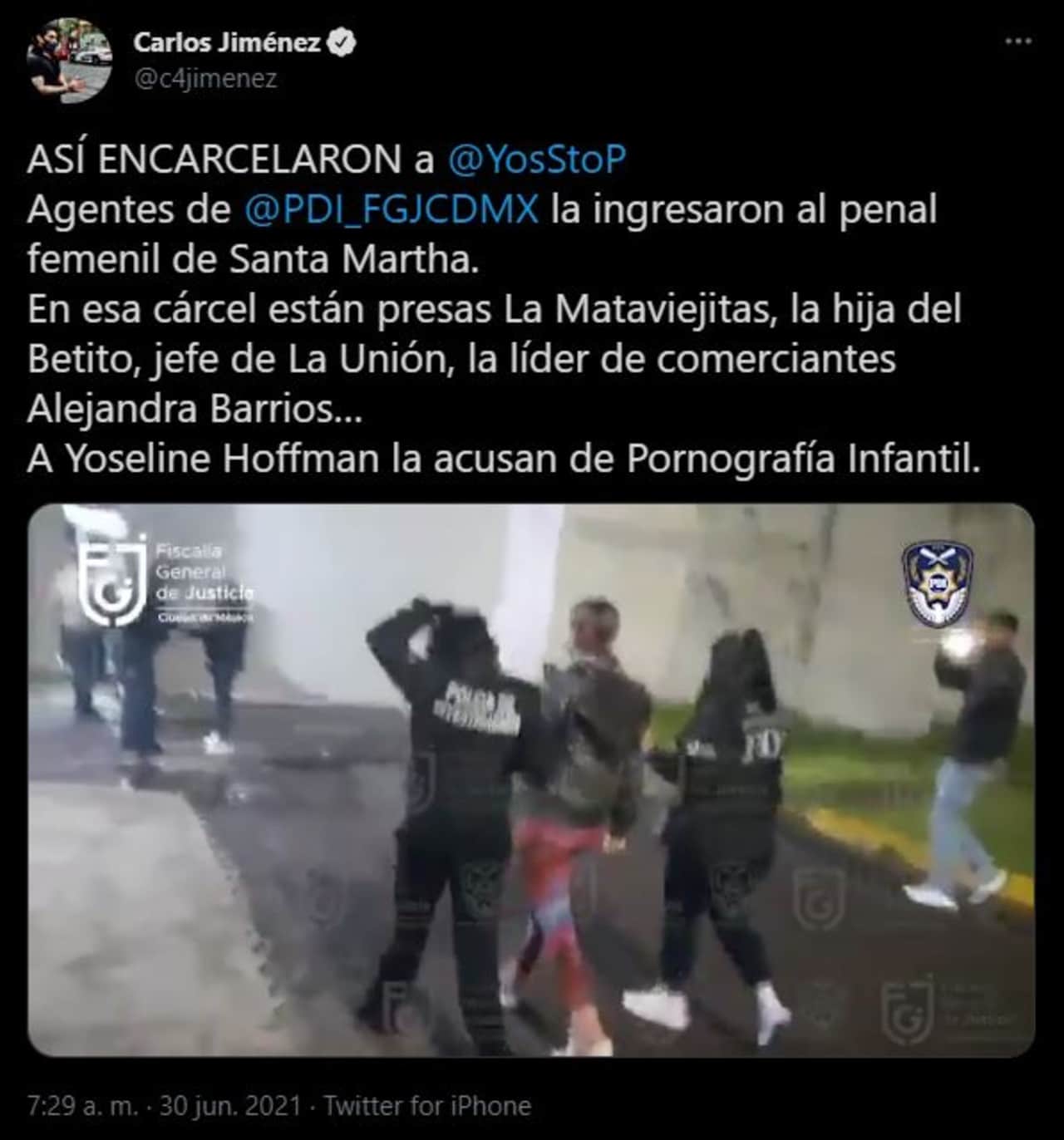 YosStop revictimizó a Maire Wink sobre la secta de Ricardo Ponce antes de ser detenida