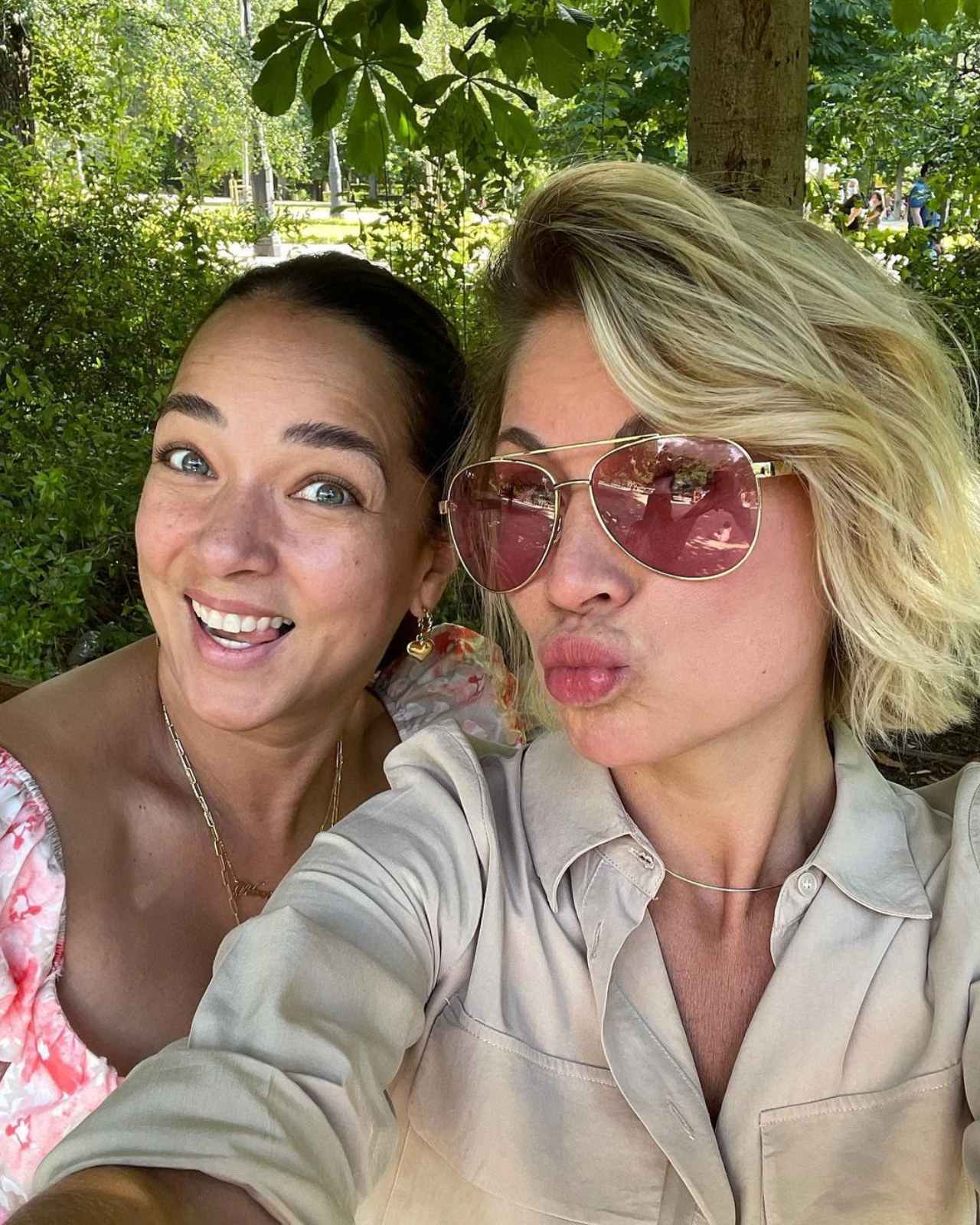 Ludwika y Adamari López se reencuentran