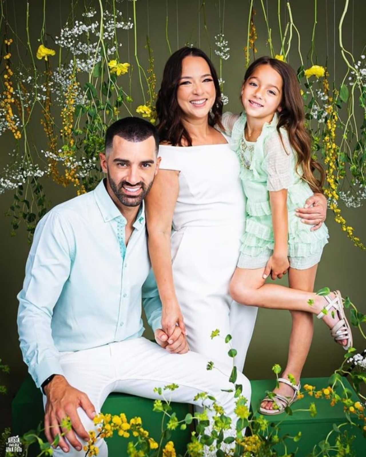 Adamari López con Toni Costa y su hija