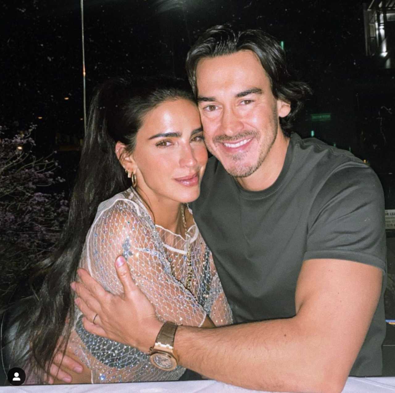 Bárbara de Regil con su esposo, Fernando Schoenwald
