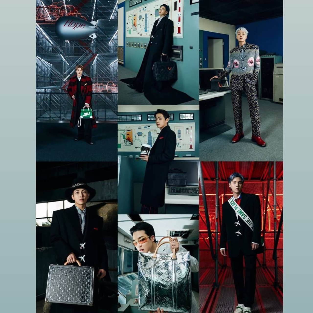 BTS como modelos del desfile Louis Vuitton