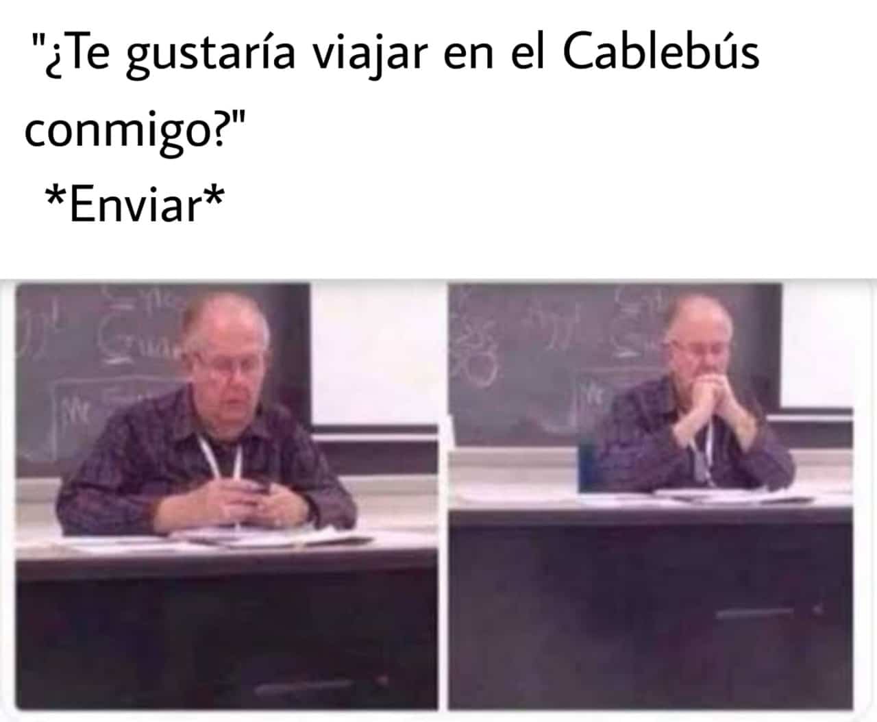 meme quieres viajar cablebus conmigo