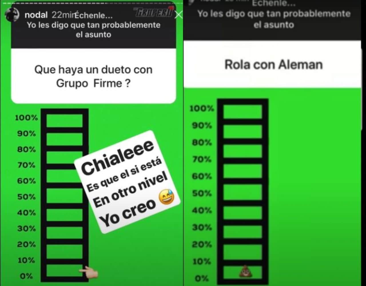 Artistas con los que Christian Nodal no cantaría