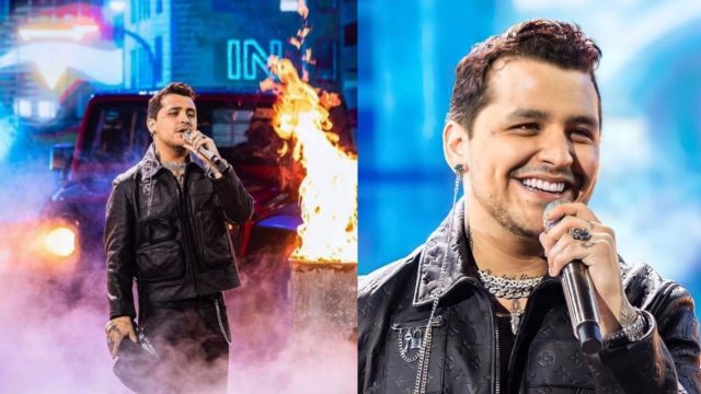 Christian Nodal unas pintadas MTV MIAW
