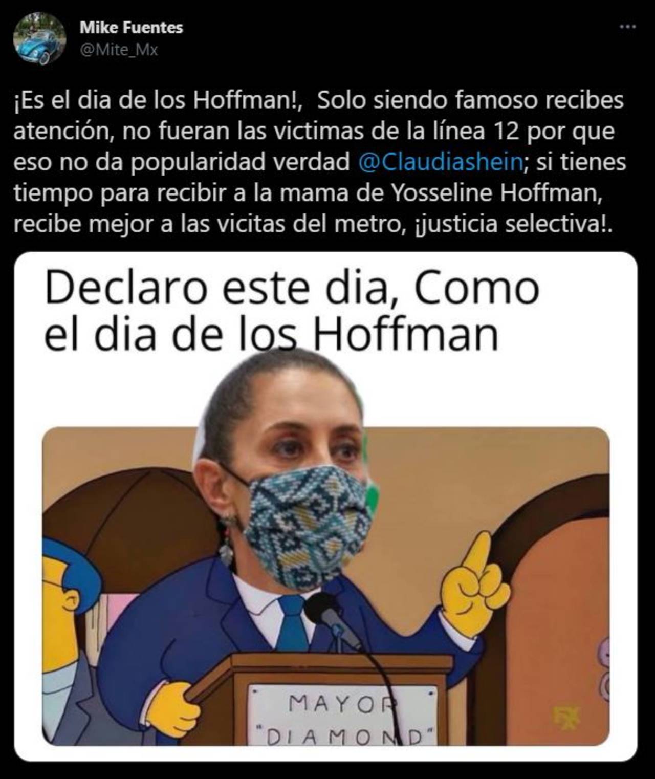 YosStop: Sheinbaum recibe críticas por privilegios a los Hoffman