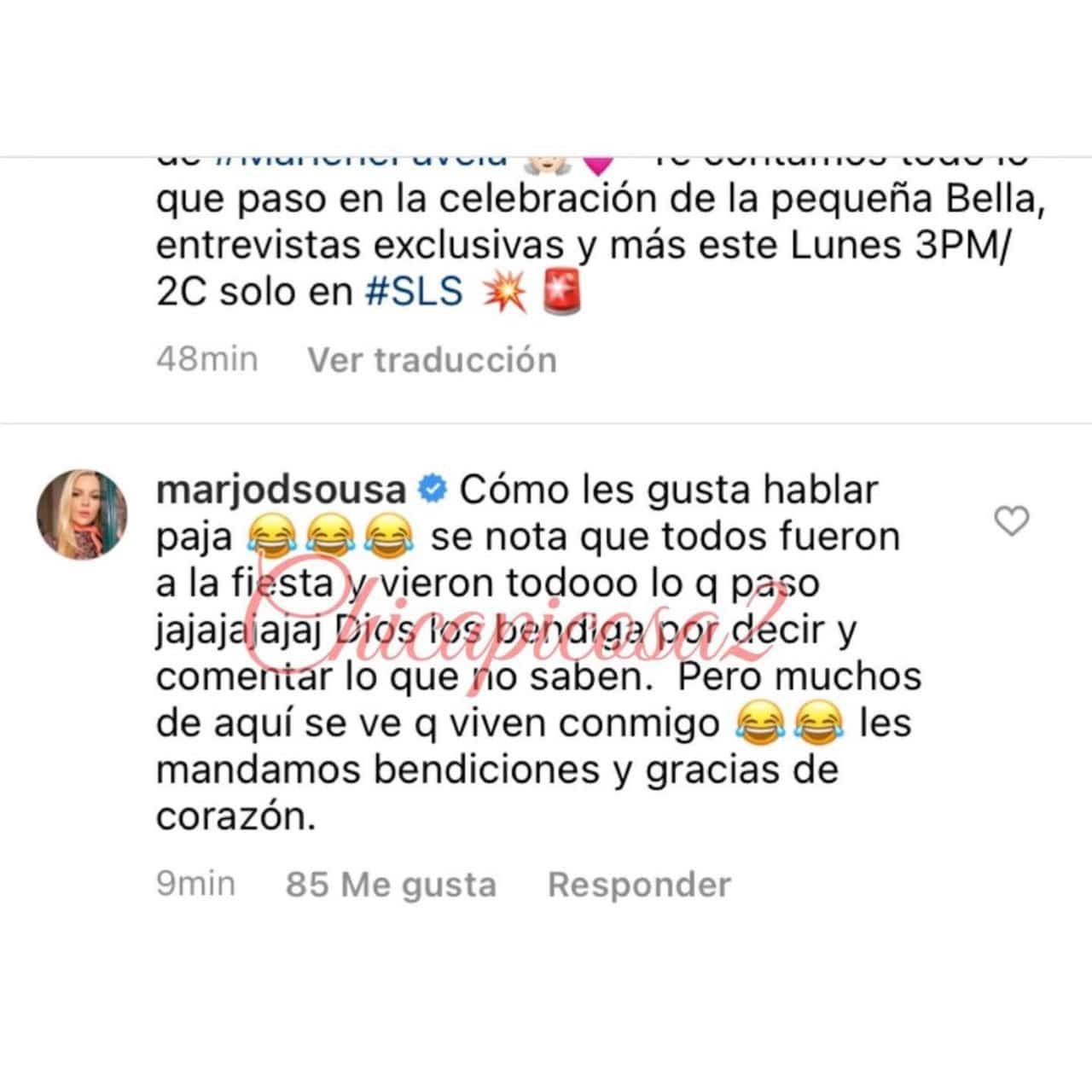 Marjorie de Sousa responde a criticas