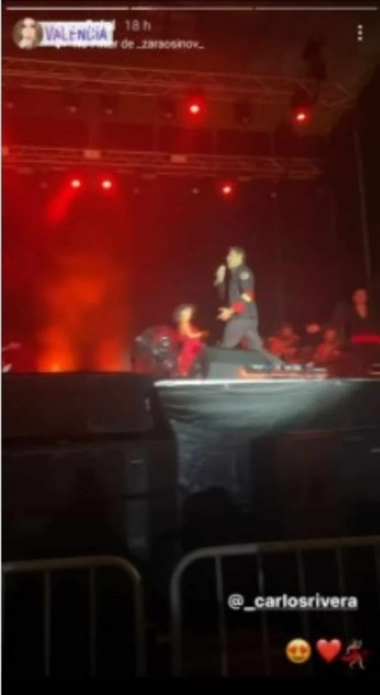 Carlos Rivera concierto Espana Cynthia Rodriguez