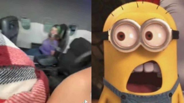 La pegan al asiento del avión tras querer abrir la puerta en pleno vuelo