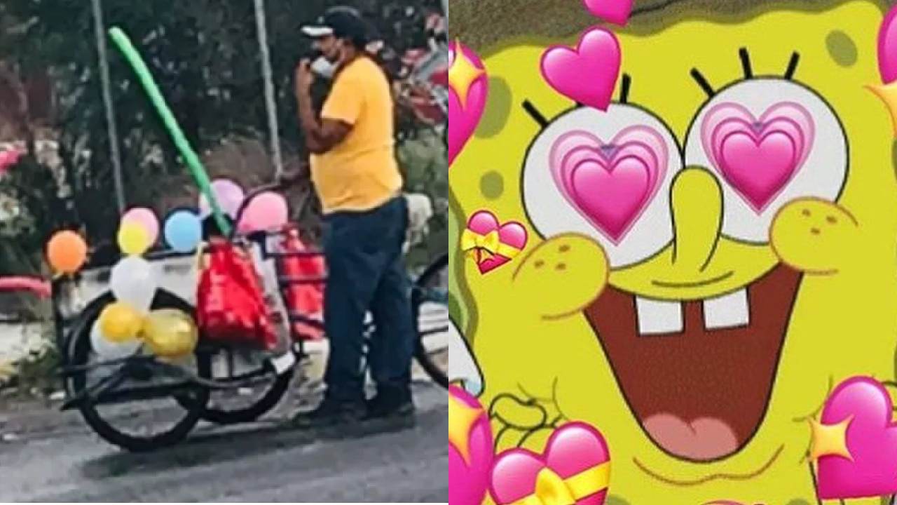 Triciclo decorado por el papá de un niño