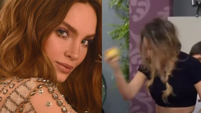 Belinda rompe manzana frente programa Hoy