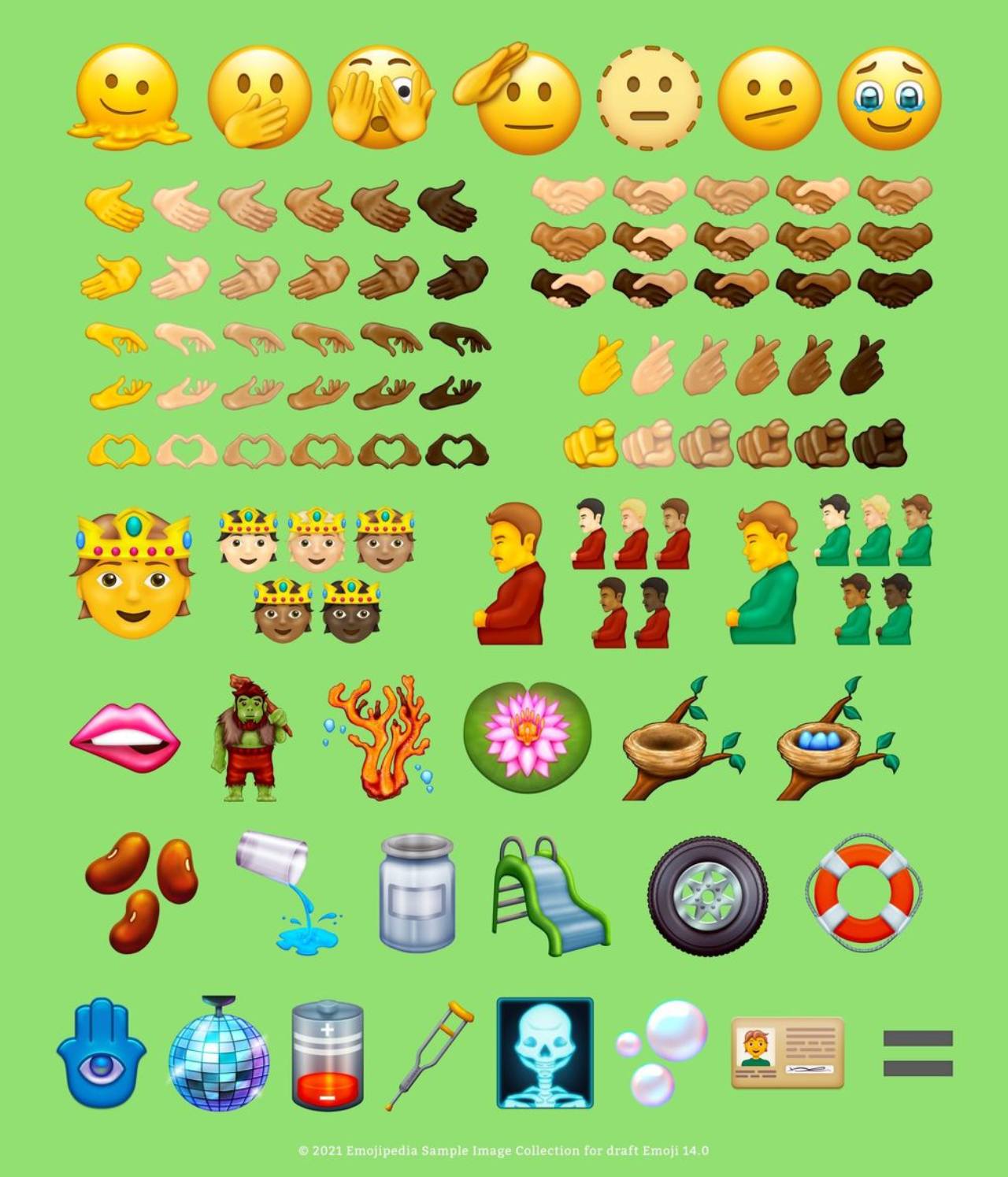 Emojis hombre embarazado persona no binaria