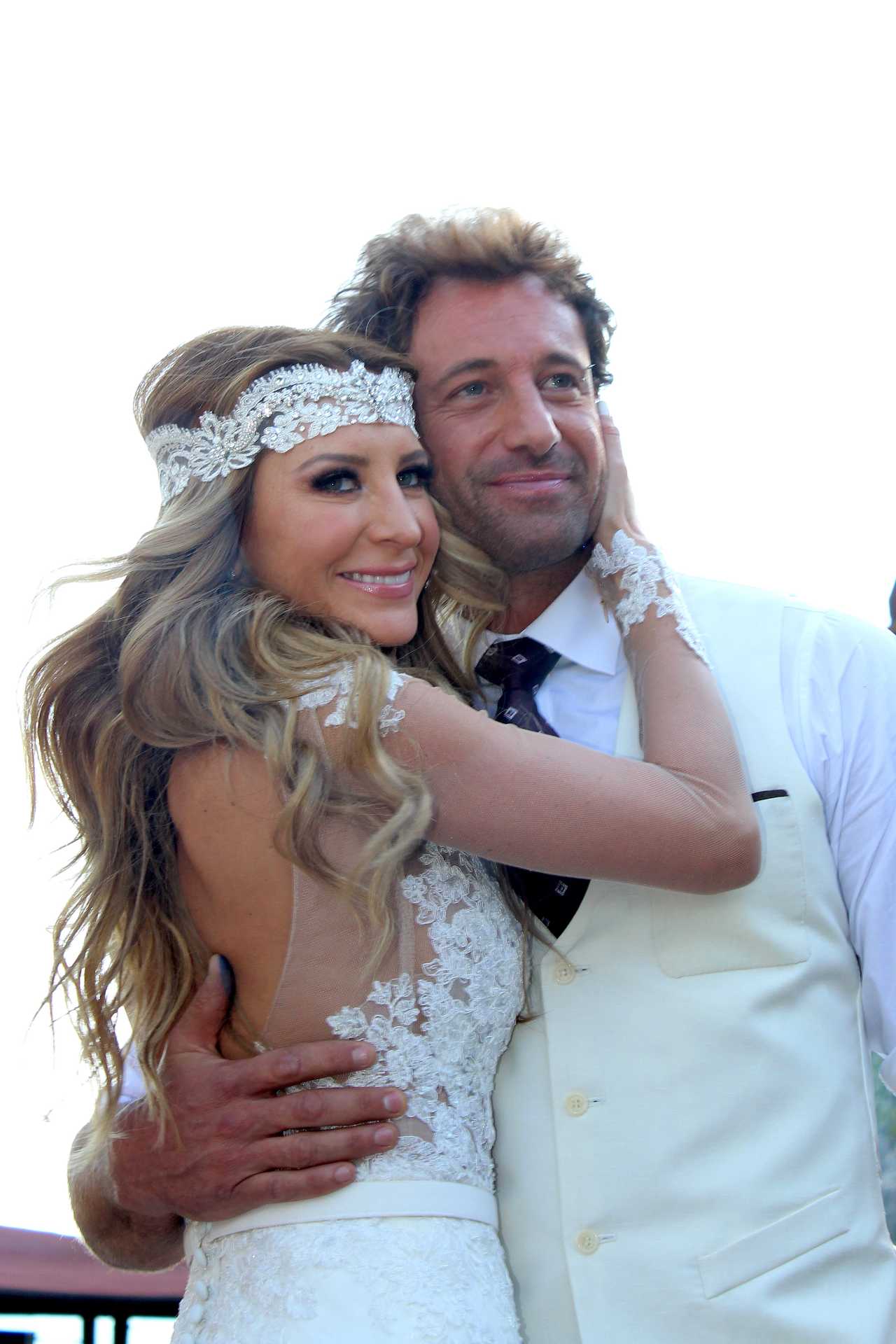 Gabriel Soto y Geraldine Bazán en su boda en febrero de 2016