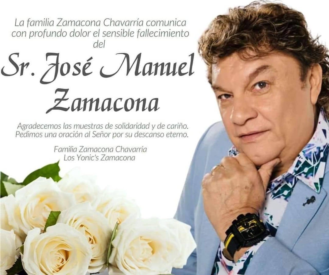 Jose Manuel Zamacona fallece por covid