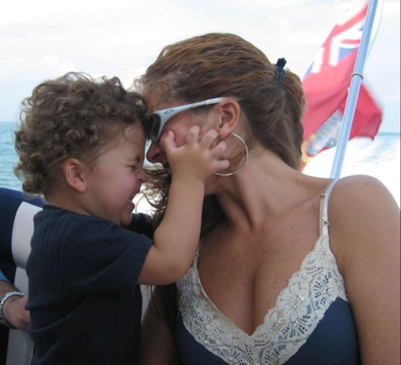 Lucero y su hijo Jose Manuel