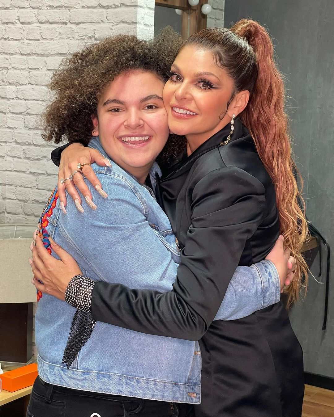Itatí con Lucerito Mijares