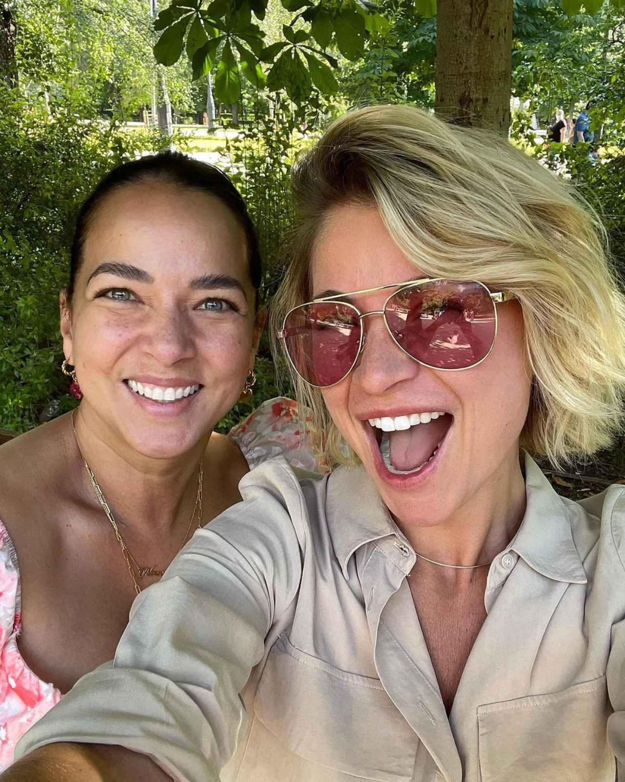 Adamari López y Ludwika Paleta protagonizan momento