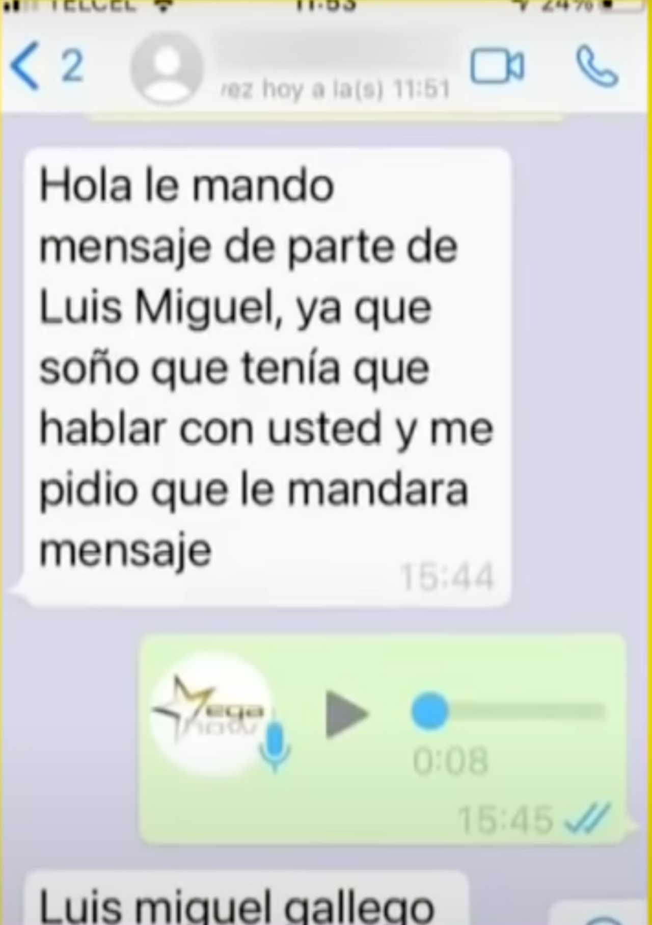 Luis Miguel contactó a Alejandra Ávalos