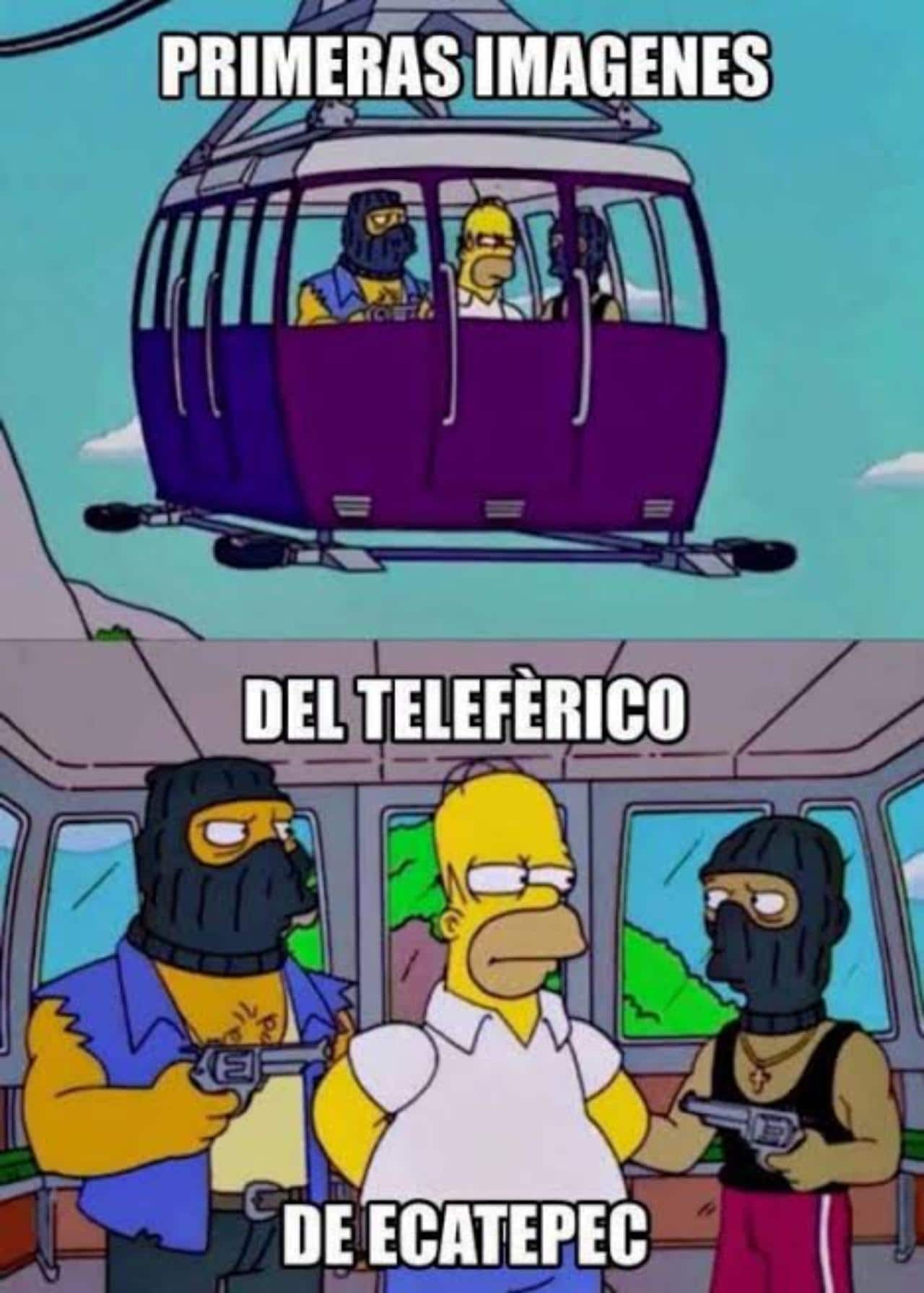 meme asalto en el cablebus cdmx