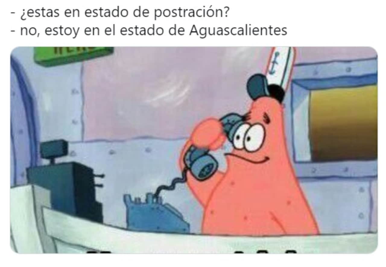 meme estado de postracion Patricio Estrella