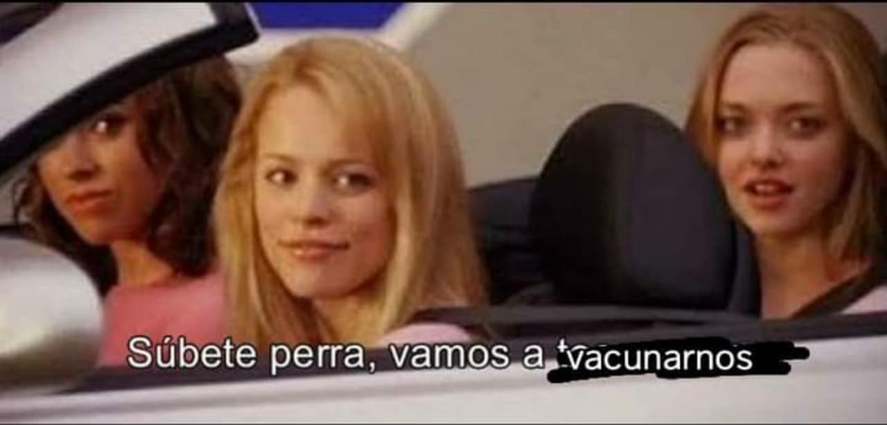 Meme registro de la vacuna 18+