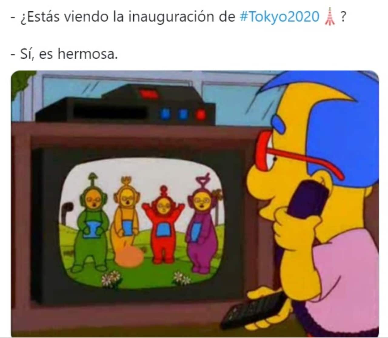 Meme inauguracion Tokyo 2020 teletubbies