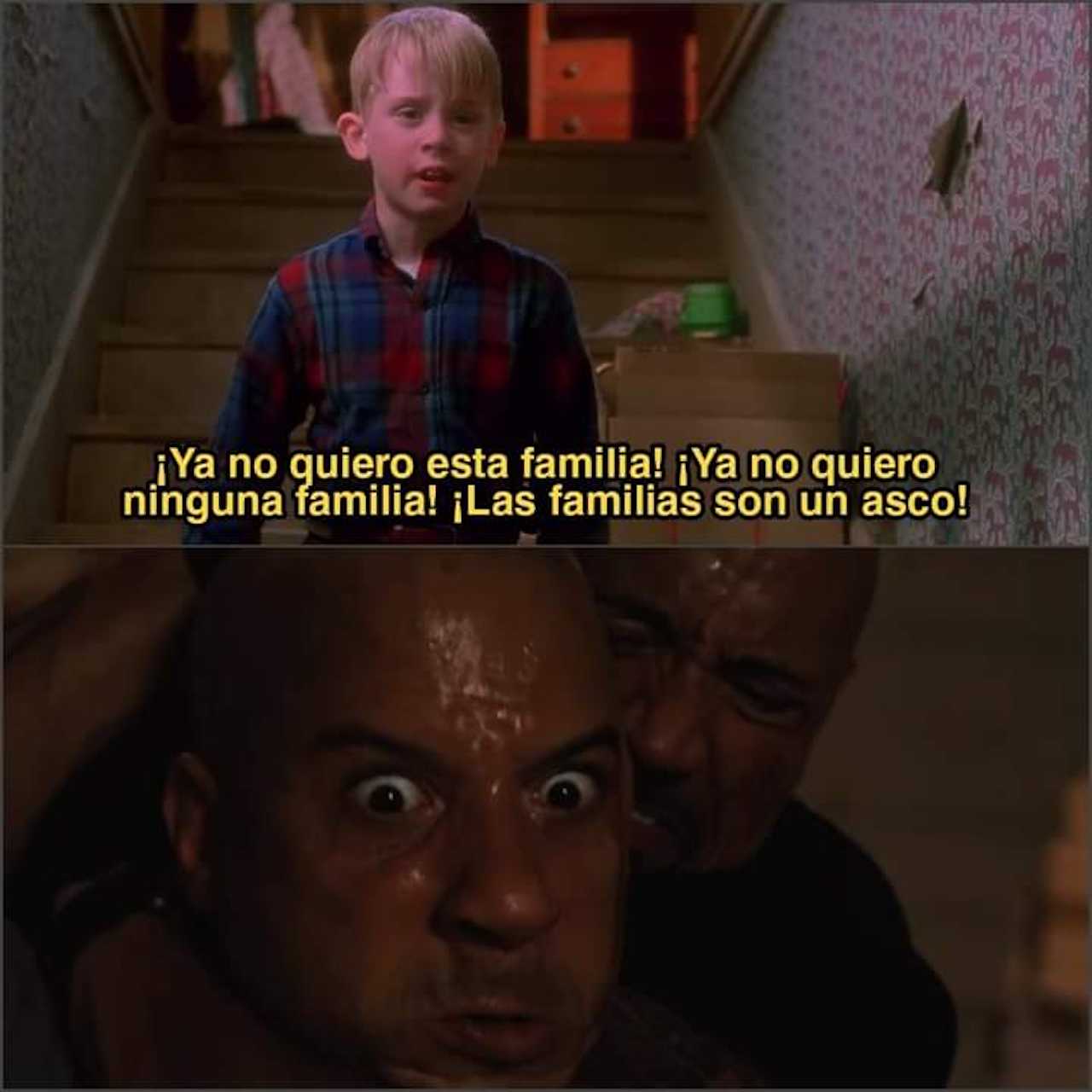 Meme de Toretto en Mi pobre Angelito