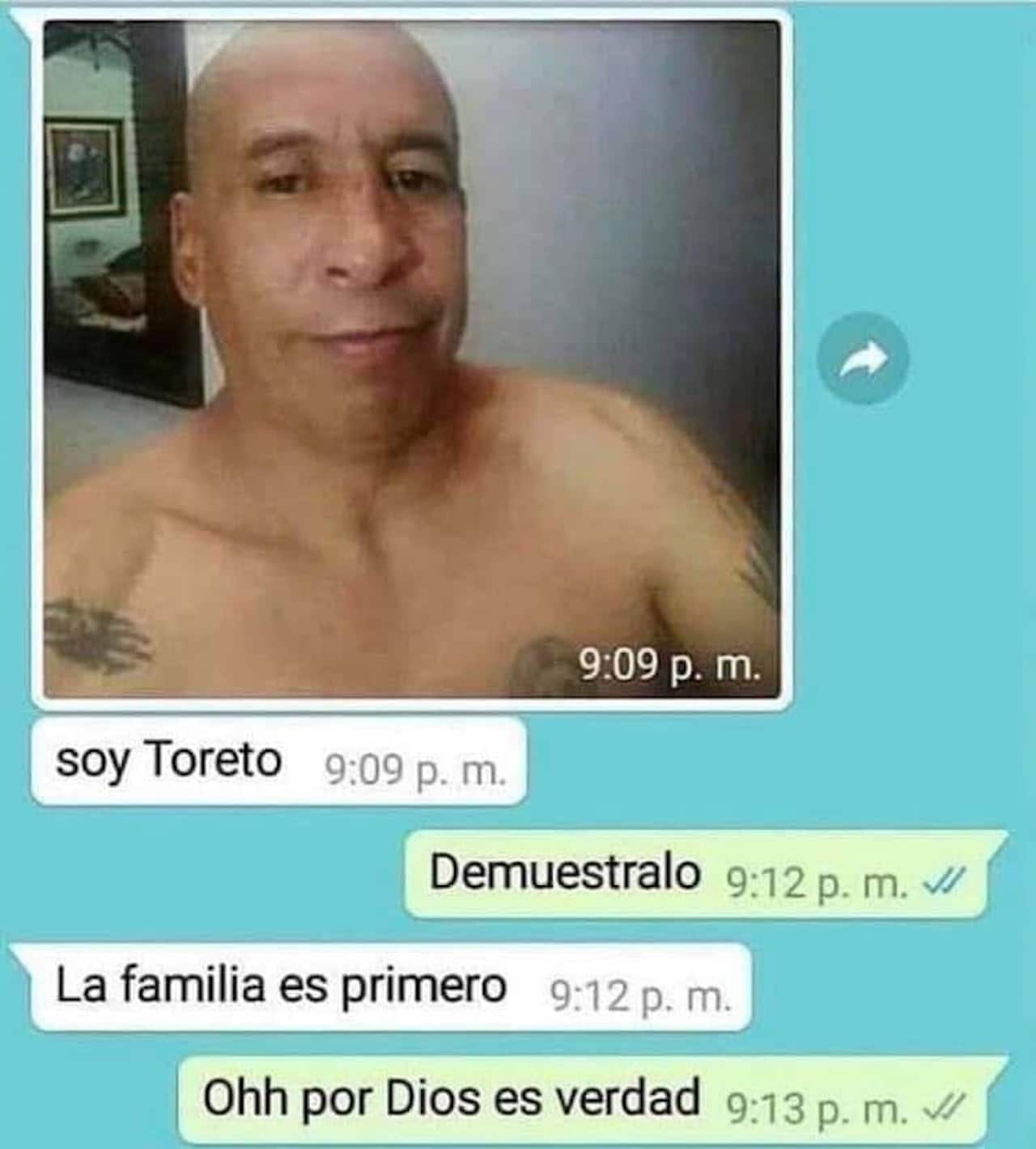 Meme de Toretto y la familia